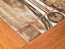 Load image into Gallery viewer, Danish Modern Gangsø Møbler Teak Dining Table with Tile Top by P. Hermann, 1970s with Hairpin Legs
