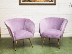 Lavender French Modern Vintage Chair