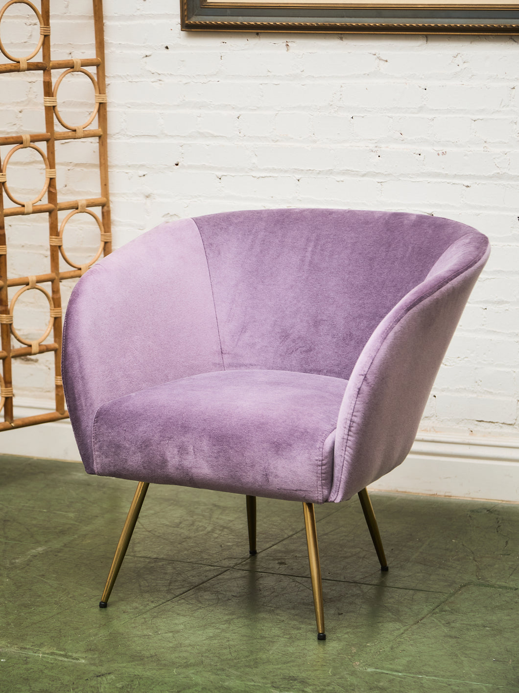 Lavender French Modern Vintage Chair