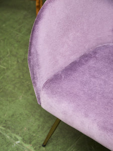 Lavender French Modern Vintage Chair