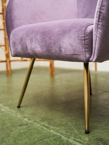 Lavender French Modern Vintage Chair