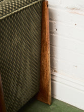 Load image into Gallery viewer, Vintage Mid-Century Olive Checker Green Sofa
