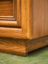 Load image into Gallery viewer, Boho Two Drawer Oak Nightstand
