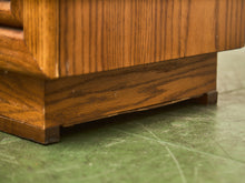 Load image into Gallery viewer, Boho Two Drawer Oak Nightstand
