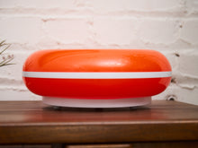 Load image into Gallery viewer, Orange Donut Lamp with White Stripe
