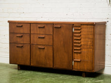 Load image into Gallery viewer, Mid-century Modern File Cabinet with Multiple Drawers Office Credenza Craft Cabinet
