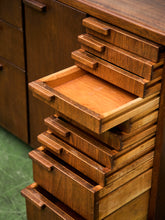 Load image into Gallery viewer, Mid-century Modern File Cabinet with Multiple Drawers Office Credenza Craft Cabinet

