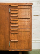 Load image into Gallery viewer, Mid-century Modern File Cabinet with Multiple Drawers Office Credenza Craft Cabinet
