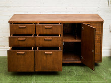 Load image into Gallery viewer, Mid-century Modern File Cabinet with Multiple Drawers Office Credenza Craft Cabinet
