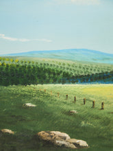 Load image into Gallery viewer, Golden Meadow Pathway Oil Painting
