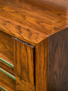 Lane Brutalist 9 drawer Dresser