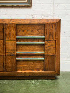 Lane Brutalist 9 drawer Dresser