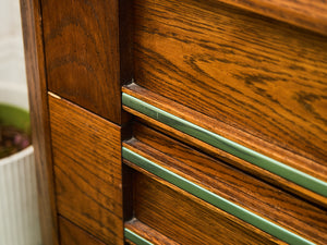 Lane Brutalist 9 drawer Dresser