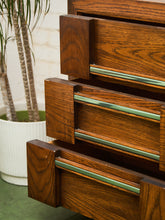 Load image into Gallery viewer, Lane Brutalist 9 drawer Dresser

