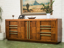 Load image into Gallery viewer, Lane Brutalist 9 drawer Dresser
