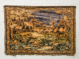 Vintage Deer Tapestry