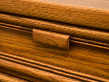 Load image into Gallery viewer, Boho Two Drawer Oak Nightstand
