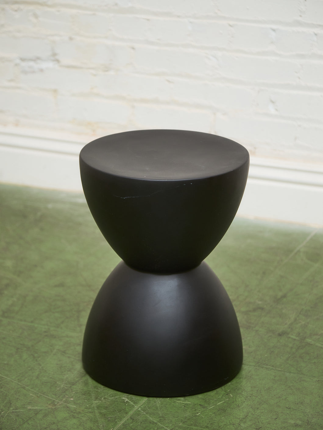 Black Hourglass Table