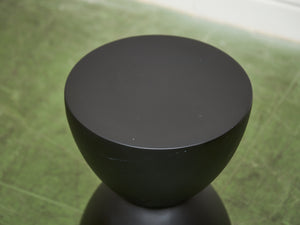 Black Hourglass Table