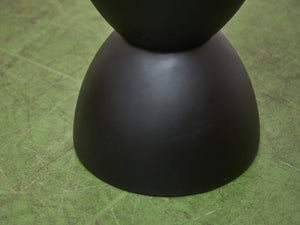 Black Hourglass Table