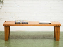 Load image into Gallery viewer, Rustic Chunky Leg Bench Coffee Table
