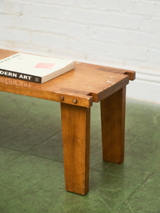 Rustic Chunky Leg Bench Coffee Table