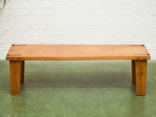 Load image into Gallery viewer, Rustic Chunky Leg Bench Coffee Table
