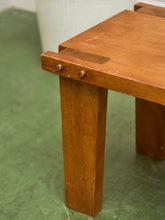 Load image into Gallery viewer, Rustic Chunky Leg Bench Coffee Table
