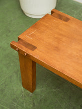 Load image into Gallery viewer, Rustic Chunky Leg Bench Coffee Table
