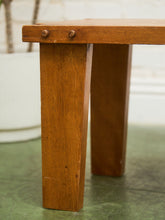 Load image into Gallery viewer, Rustic Chunky Leg Bench Coffee Table
