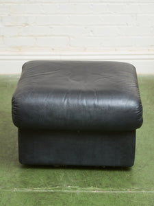 Leather 1970’s Plinth Ottoman