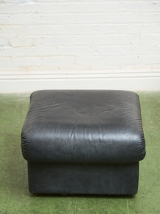 Leather 1970’s Plinth Ottoman
