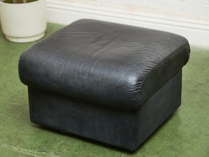 Leather 1970’s Plinth Ottoman