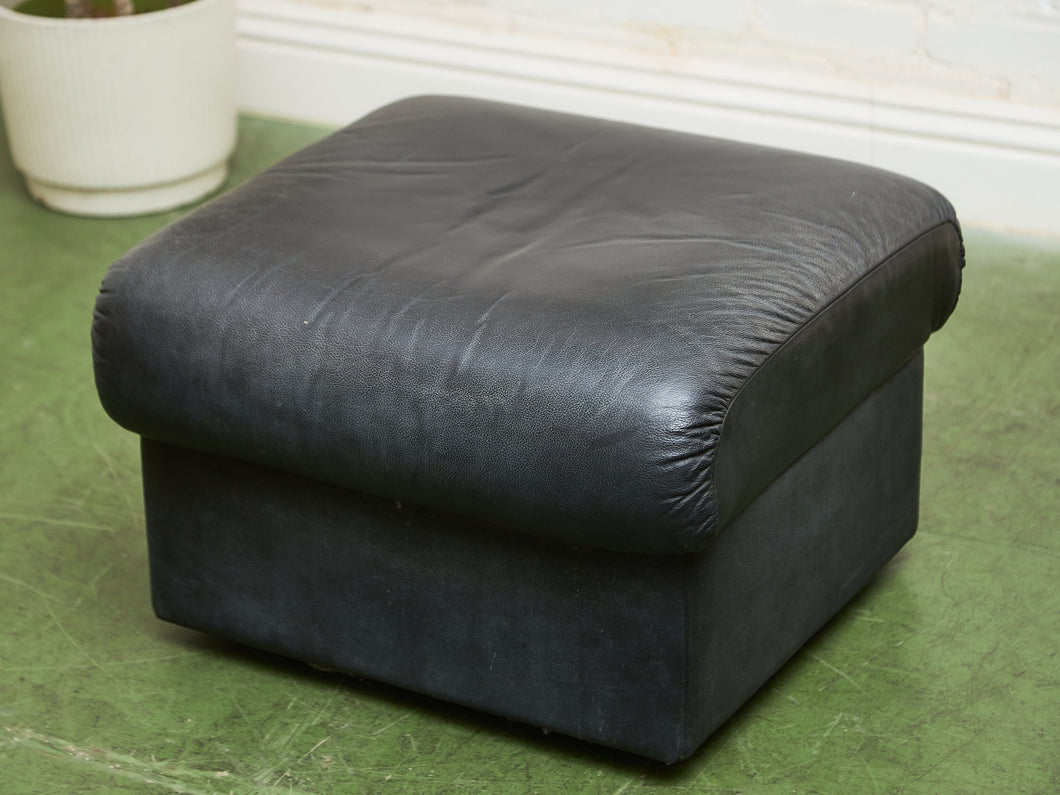 Leather 1970’s Plinth Ottoman