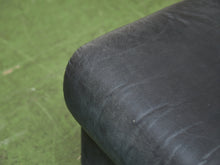 Load image into Gallery viewer, Leather 1970’s Plinth Ottoman
