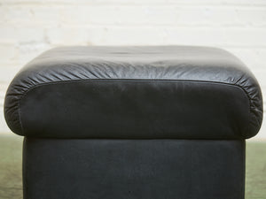 Leather 1970’s Plinth Ottoman
