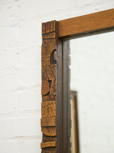 Brutalist Pueblo Mirror by Lane