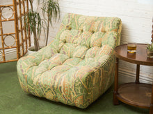 Load image into Gallery viewer, Wild Leaf 1970’s Chair and Ottoman
