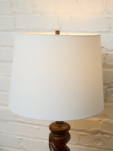 Load image into Gallery viewer, Turned Wood Vintage Lamp
