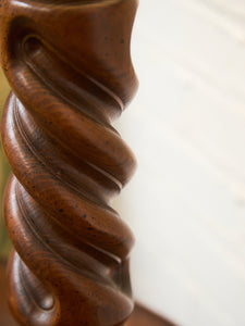 Turned Wood Vintage Lamp