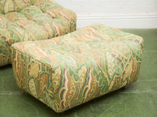 Load image into Gallery viewer, Wild Leaf 1970’s Chair and Ottoman

