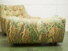 Load image into Gallery viewer, Wild Leaf 1970’s Chair and Ottoman

