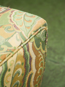 Wild Leaf 1970’s Chair and Ottoman