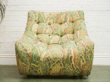 Load image into Gallery viewer, Wild Leaf 1970’s Chair and Ottoman
