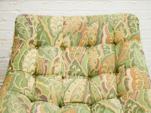 Load image into Gallery viewer, Wild Leaf 1970’s Chair and Ottoman
