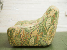 Load image into Gallery viewer, Wild Leaf 1970’s Chair and Ottoman
