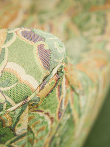 Wild Leaf 1970’s Chair and Ottoman