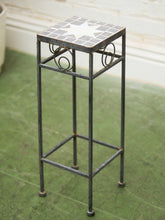 Load image into Gallery viewer, Vintage Tile Drink Tea Plant Table
