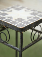 Load image into Gallery viewer, Vintage Tile Drink Tea Plant Table

