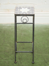 Load image into Gallery viewer, Vintage Tile Drink Tea Plant Table
